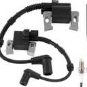 HQPASFY 2-Pack Ignition Coil 30500-Z6L-043 Compatible with Honda GX630, GX660, GX690 Engines Replaces 30500-Z6L-033, 30500-Z6L-003, 30500-Z6L-013, 30500-ZCN-003