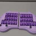 REWXXD Foot Roller Massager for Plantar Fasciitis Relief, Large Size, Eases Foot Pain & Cold Feet, Enhances Circulation, Portable, Split into Two, Full-Body Washable, Purple