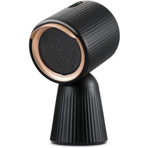 Portable Range Hood, Desktop Range Hood w/ 3 Wind Speed, One Button Control, Portable Kitchen Exhaust Fan with Detachable Filters, Kitchen Hood for Indoor BBQ, Hot Pot (Black)