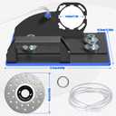 45 Degree Tile Chamfering Tool, Angle Grinder Stand for 45 Tile Cutting, Tile Cutter Tools Compatible with 100-Type Angle Grinders, Angle Grinder Attachments for Chamfering, Angle Can be Adjusted