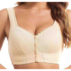 Moona Bra - Front Closure Breathable Bra for Seniors ,Size XS