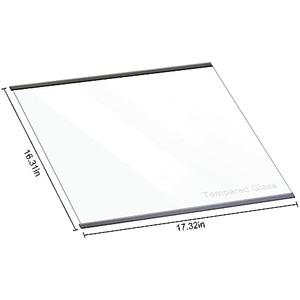 W11188040 Refrigerator Fresh Food Upper Glass Shelf, Fridge Tempered Glass Shelf for Whirlpool Refrigerators Shelf Replacement, Replaces4547258, PS12348757, W11135529, AP6286990