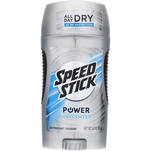 Speed Stick Power Antiperspirant Deodorant for Men, Unscented 3 Ounce