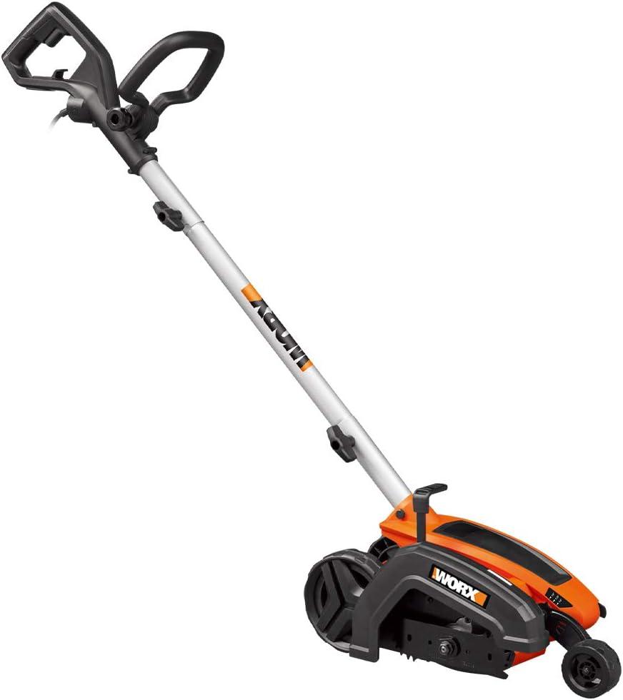 WORX Electric Lawn Edger, 12 Amp 7.5" Trencher for Lawn Landscaping, WG896
3-Position Adjustable Cutting Depth, Lawn Edging & Trenching Dual Use, Corded