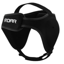 ROAR-INT Wrestling Headgear Men BJJ Ear Guard Protection MMA Grappling Cauliflower Helmet (One-Size, Black)