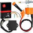 Igniter CDI Box and Ignition Coil For Yamaha Big Bear 350 YFM350FW 4x4 1990-1994 3HN-85540-10-00
