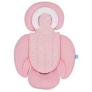 COOLBEBE New 2in1 Babybody Pad for Baby Newborn Infants  Extra Soft Stroller Cushion Pads Car Seat Insert, Perfect for Carseats, Strollers, Swings, Pink