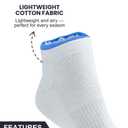 Mens & Boys Ankle Socks Cotton Warm Elastic Casual Lightweight Moisture Wicking Anti Odor | 3 & 6 Pairs, Size: 8-10