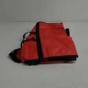 Insulated Food Delivery Bag with 4 Cup Holder, XX-Large Insulated Grocery Bags with Zippered Top, Cooler Bags with Drink Carrier, Food Carrier Catering Bag, Commercial Food Warmer bag, Red