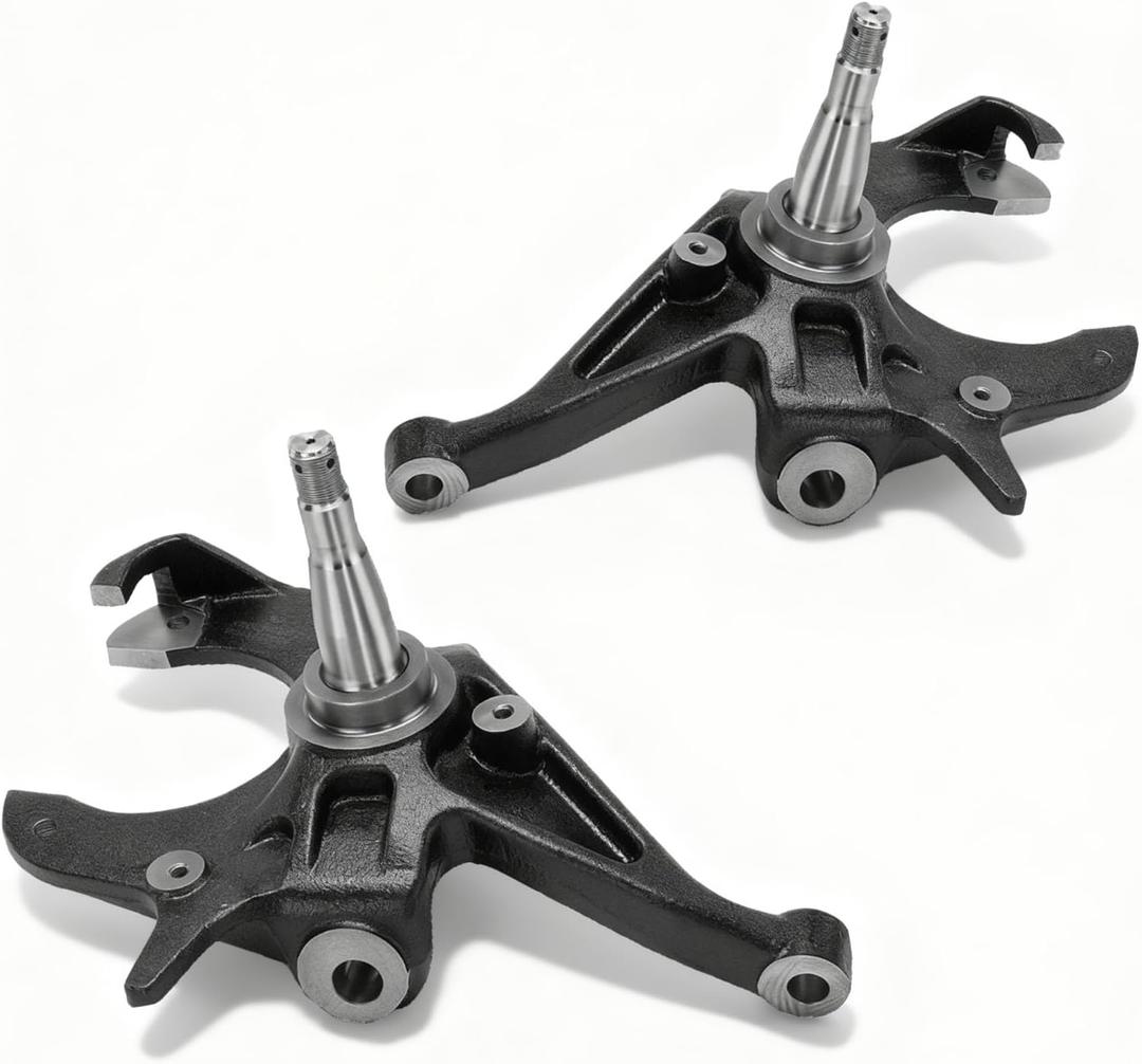 2" Front Drop Spindle Lowering Kit Compatible with Chevrolet S10 1982-2004, S10 Blazer RWD 1983-1994, GMC S15 RWD 1983-1990, 2WD ONLY