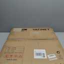 Round Bar Table, Counter Height Pub Table, Bar Height Cocktail Table, Versatile Use, for Dining Room, Kitchen, Bar, Pub, Cafe, Rustic Brown and Black BT10BR