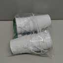 3.1" Galvanized Mini Tin Buckets  12Pcs White Metal Buckets with Handle, Ideal for Party Favors, Bridal Shower and Craft Projects (White, 3.1")