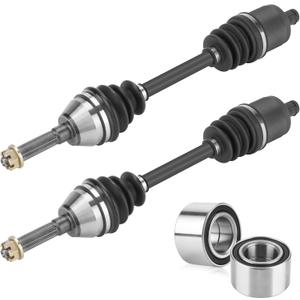 Youxmoto 2pcs Front Left/Right CV Axles & Wheel Bearing Kit for Polaris 2007-2012 Sportsman 800 EFI; 2008-2012 Sportsman 500 HO; 07-09 500 EFI; 07-08 700 EFI; 11-12 400 HO; 2007 Sportsman 450; 1332881
