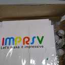 imprsv 4FT Colorful Marquee Numbers,18 Colors with Remote, Light Up Numbers 1 for 1st 10th Birthday Decorations Anniversary Party Decor, Pre-Cut Foam Board Kit, Mosaic Sign for Balloon