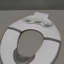 Orzbow Foldable Potty Training Seat, Toddler Toilet Seat for Travel with Suction Cups for Adult Toilets | Firmly Adhere and Adjustable Length | Non-Slip with Splash Guard, Easy to Clean, White