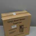 TIPGO Automatic Motion Sensor Bathroom Trash Can with Lid, 2.6 Gallon Touchless Trash Bin, Smart Garbage Can Plastic Slim Wastebasket for Bedroom, Office, Dorm (Black)