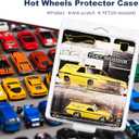 Protector case for Hot Wheels Premium-Clamshell Plastic Display Cases for 1:64 Scale Models, Crystal Clear UV-Resistant, Dust-Proof & Scratch-Resistant Plastic Storage Case with Secure Seal (20-Pack)