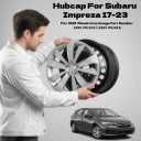Hubcap for Subaru Impreza 2017-2023, 1:1 16“ Wheel Cover Replacement for 28811FL010 28811FL02A, High-Retention Secure Snap-on Rim Cover Accessories (Silvery, 1PC Aftermarket Part)