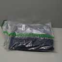 YND Men's Slim Fit 3 Piece Suit, One Button Solid Jacket Vest Pants Set with Tie (Large, Deep Blue)