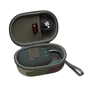 XANAD Hard Case Compatible with JBL Clip 5/ Clip 4/ Clip 4 Eco Portable Bluetooth Speaker - Travel Protective Carrying Storage Case Bag(Squad)