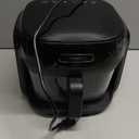 BOSWELL Glass Air Fryer, 7.5QT with Transparent Fry Bowl, Circulating Heating, Temperature Control, Air Fryer Roast, Dishwasher Safe (Black)