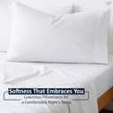 Cottington Lane RV King Sheets 100% Egyptian Cotton, RV King 72" x 80" Premium Quality 4 Piece Sheet Set for Campers & Motorhomes, High Thread Count White Solid with 6-10" Deep Pocket