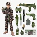 Army Costume for Boys, Halloween Boys Costume Military Soldier Pretend Set, Halloween Party Costumes for Boys 3-10