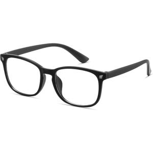 Gaoye Blue Light Blocking Glasses - Anti UV Ray Computer Gaming Glasses, Blue Blockers Glasses For Women/Men (Medium, Matte Black)