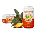 Spindrift Mango Black Tea Can 12 Ounce (Pack of 24), Best By: 10/21/25