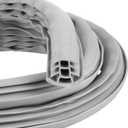 Kingdder Concrete Expansion Joint Filler Driveway Crack Filler Flexible EPDM Rubber Strip for Concrete Crack Repair Replacement Weather Aging Resistance Expansion Joint(1'' Wide, 50 ft Long)