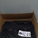 Groxkox Cat Carrier for 2 Cats, Foldable Double Cat and Dog Carrier, Small to Medium Size, 2 Front Zippered Compartments,Two Pets Carrier for Outdoor Travel,Mulitple Cat Carrier (Black)