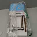 Moen Vale Brushed Nickel Double Post Pivoting Toilet Paper Holder, Wall Mounted Lavatory Tissue Storage for Bathroom, RV, DN4408BN