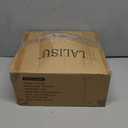 LALISU Floor Lamp, LED Standing Lamp 3 Way Dimmable Brightness Floor Lamp Rotary Switch Floor Lamps Modern Industrial Lamp with Shade, Tall Lamps for Living Room Bedroom Office Dining Room (White)