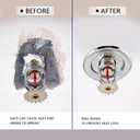 Fire Sprinkler Escutcheon Retrofit Recessed Fire Sprinkler Escutcheon fire Sprinkler Covers for Ceiling Cover Trim Ring Chrome 3/4in 16PCS