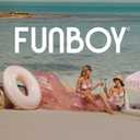 FUNBOY Giant Pink Ring 48'' Tube Float, with Integrated Cup Holder, Perfect for a Summer Pool Party, Large