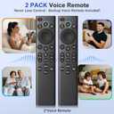 2 Pack Voice Remote Replacement for Samsung-TV-Remote-Control, Compatible with All Samsung Frame Neo QLED UHD 4K 8K Series Smart TVs with Voice Control