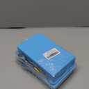 2 Pack Ice Cube Trays, ZDPMK Silicone Easy Release Flexible Molds 15 Ice Cubes Tray for FreezerCocktailWhiskeyReusable & BPA Free (Blue)