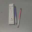 Bopomofo 2PCS Stylus Pens for Touch Screens,Stylus Pen for iPhone/iPad/Tablet Android/Microsoft Surface,Compatible with Touch Screens(White Pink/White Purple)