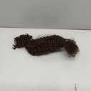QVR Spring Twist Crochet Human Hair Afro Kinky Curly Braiding Hair Extension, QVR Upgraded Afro Kinkys Bulk Dark Brown Hair (12 Inch)