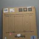 keny 29"-42.5" Baby Gate for Stairs, Auto Close Safety Dog Gate, Pressure Mounted Easy Walk Through Pet Gate for Doorways, Durable Stair Gate, 30" Tall, Brown