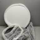 FDW Pub Table 40 Inch Height Cocktail Table Round Bistro Bar Table for Home and Kitchen Dining (White)