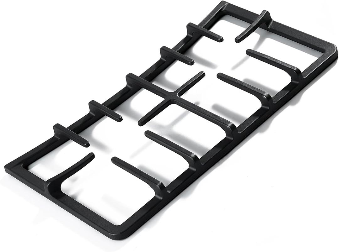 Allstare AEB73125001 Burner Grate Replacement Parts for LG Gas Stove Parts Range Grille Side Grate 19.6 x 10.6 LRG3061ST LRG3091ST LG Stove Top Cast Iron Cooktop Grate Wok Rack 1 Pack
