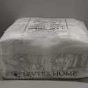 Levtex Home Adare Taupe Reversible King/Cal King Quilt Set (106x92in) and 2 Pillow Shams (36x20in) - Floral Bedding - Taupe White - Cotton King Size Quilt Bedding Set - Lightweight, Soft, Pre-Washed