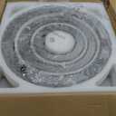 42" Dimmable Fandeliers Modern Crystal Ceiling Fan with Lights LED Invisible Fandelier Crystal Chandelier Fan 3 LED Color Change with Memory Function