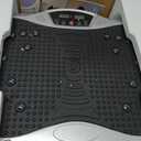Natini Vibration Plate Exercise Machine - Whole Body Workout Vibration Platform Lymphatic Drainage Machine for Weight Loss Home Fitness with Resistance Bands Remote