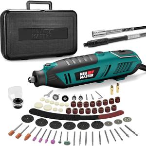 NEU MASTER 180W Rotary Tool Kit, Corded Power Rotary Tools with 160 Accessories and 6 Variable Speed, 10000-35000RPM Electric Drill Set for Handmade Crafting Projects and DIY Creations