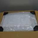 Thickened Clear Shoe Storage Organizer with Magnetic Door, Sturdy Stackable Shoe Boxes for Closet, Collapsible Space-Saving Shoe Rack for Sneakers & Boots, Plastic Shoe Cabinet Box Set, 6 Pack, White