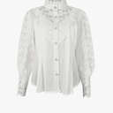 Trendy Women's Casual Shirt with Lace Detailing for Autumn and Winter Fashion Long Sleeve Blouse Perfect , Size XXL