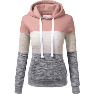 DOUBLJU Basic Lightweight Pullover Sweater Top Essential Comfy Casual Hoodie Sweatshirt for Womens Clothes with Plus Size (1XL)