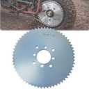 60 Tooth GoKartSprocket for#40/#41/420Chain, 21/8 Bore8Hole HeavyDuty Replacement forGoKarts&MiniBikes